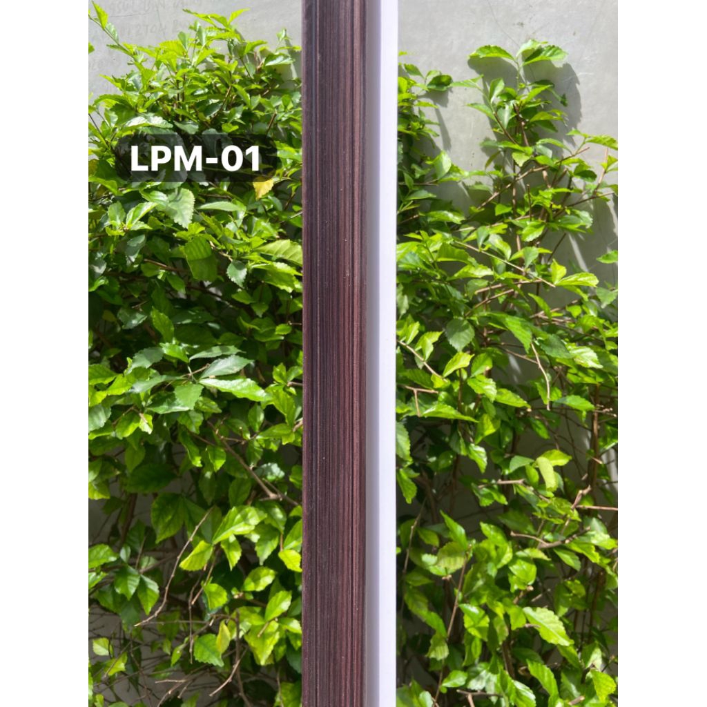 List PVC Lengkung / List Profil Tembok Serat Kayu Lebar 3cm