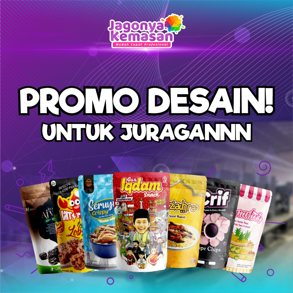 Desain Kemasan Standing Pouch Premium