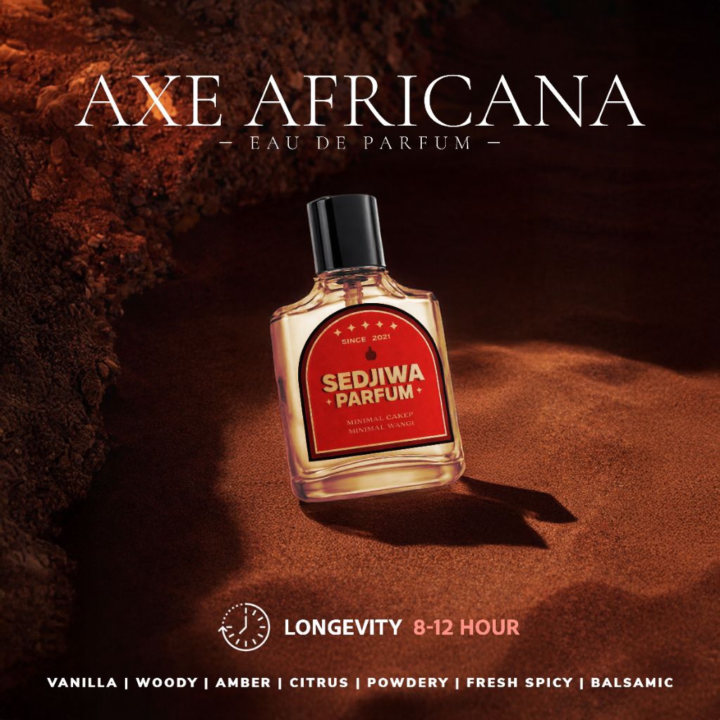 Sedjiwa Inspired Perfume - AXE AFRICANA EAU DE PERFUME - Parfum Cowo Segar Oriental