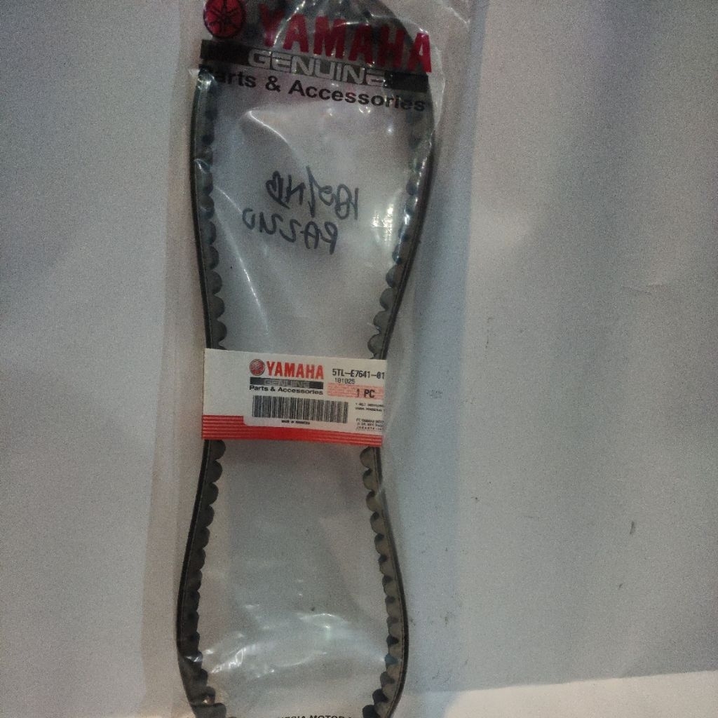 5TL E7641 01 VBELT ONLY ASLI YAMAHA