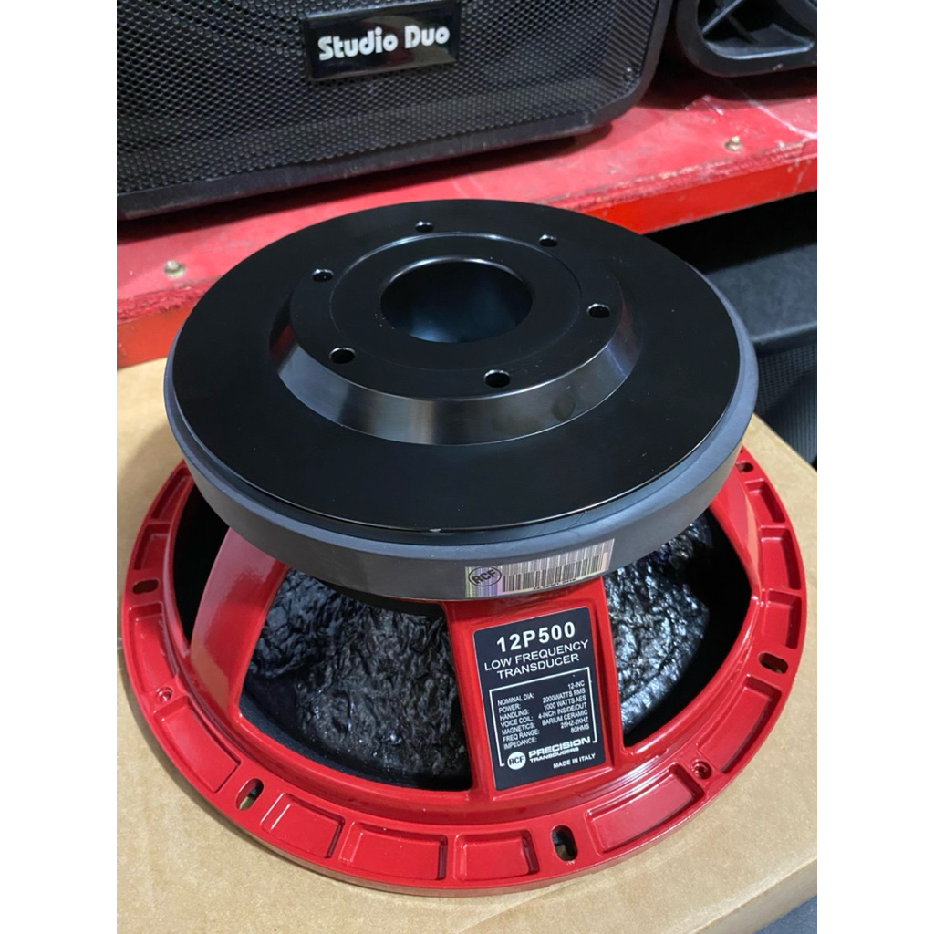 Speaker RCF 12P500 Merah subwoofer | speaker 12 inch merah