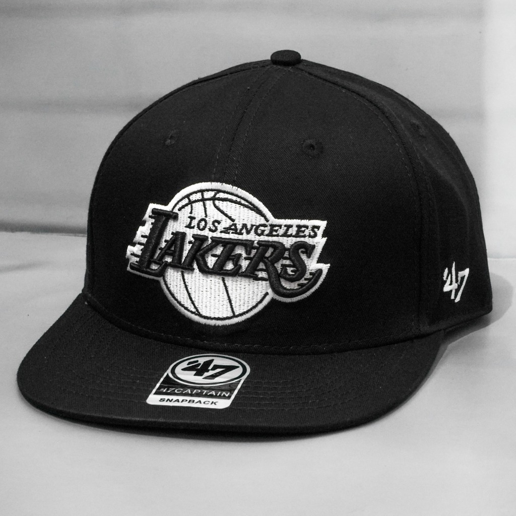 Topi Lakers Los Angels Topi Baseball Pria NBA Import Mirror ORI