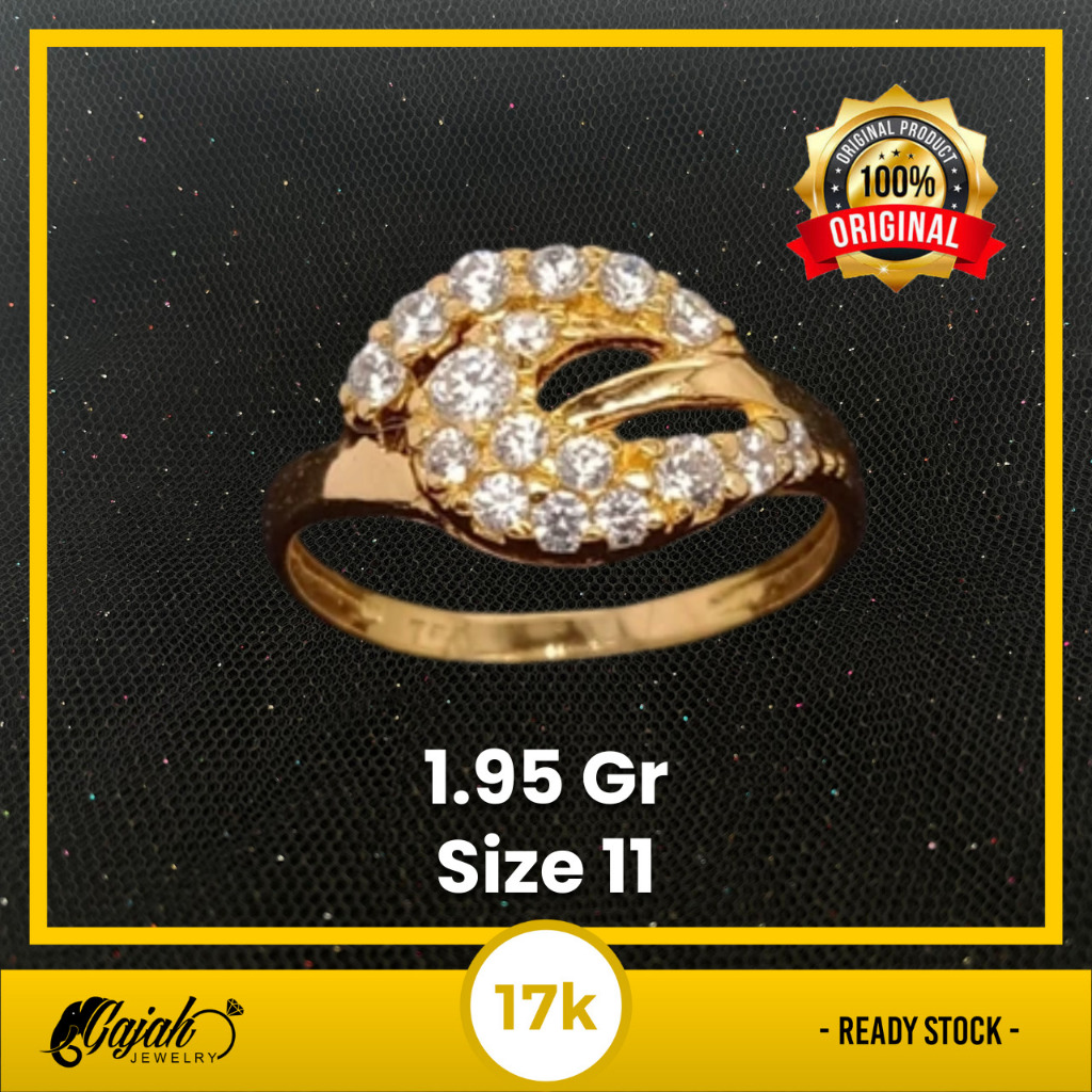 Cincin Emas 17K - 1.95 Gram 2610