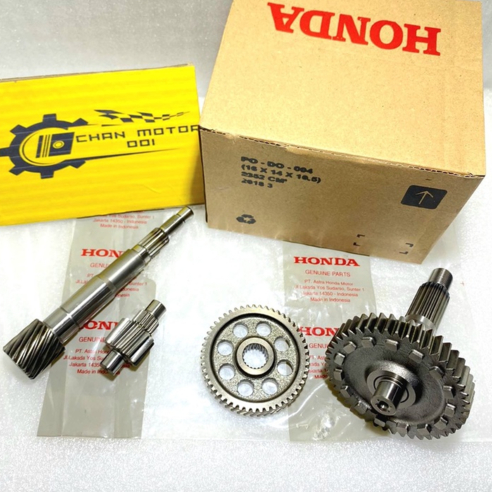 GEAR GARDAN GIR BOX RASIO SET ISI 4 BEAT K44 FI ESP K81 STARTER HALUS SCOOPY FI DONAT K93 STATER HAL