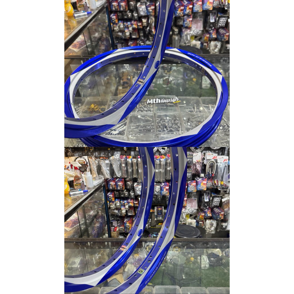 Velg akront matahari biru bintik R17 uk 140/140