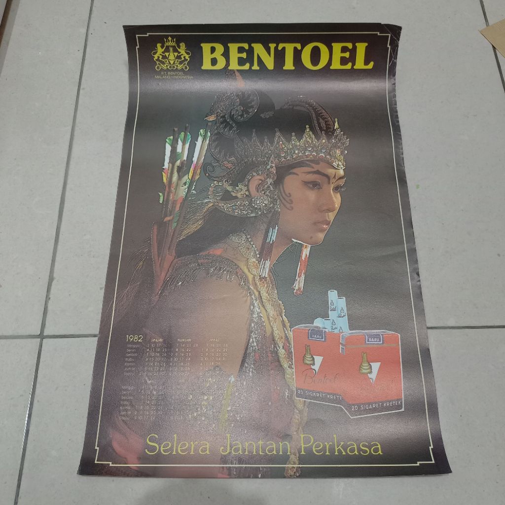 kalender jadul 6 bulanan, iklan bentoel