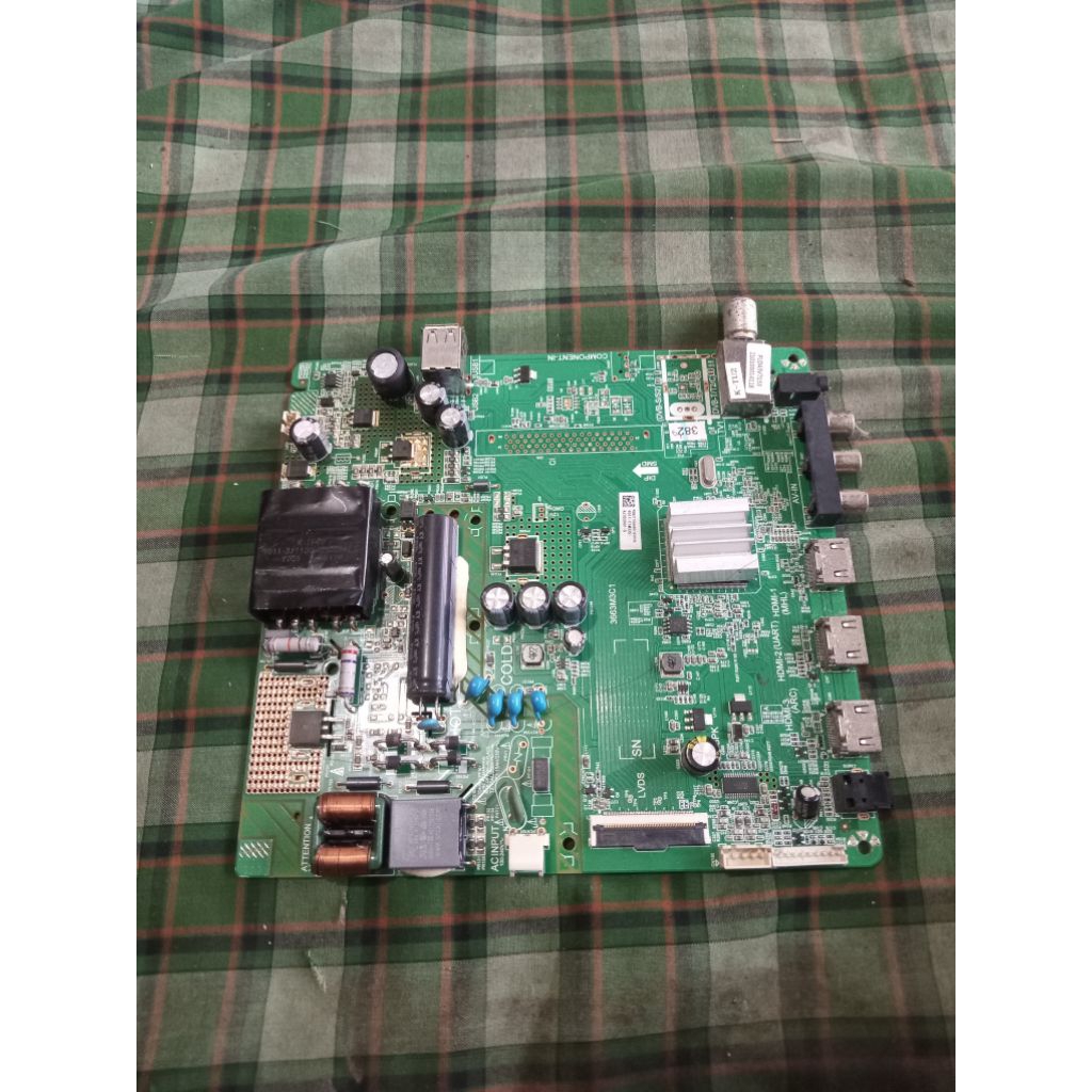 MB MAINBOARD TV LED POLYTRON pld43v7153 BEKAS NORMAL