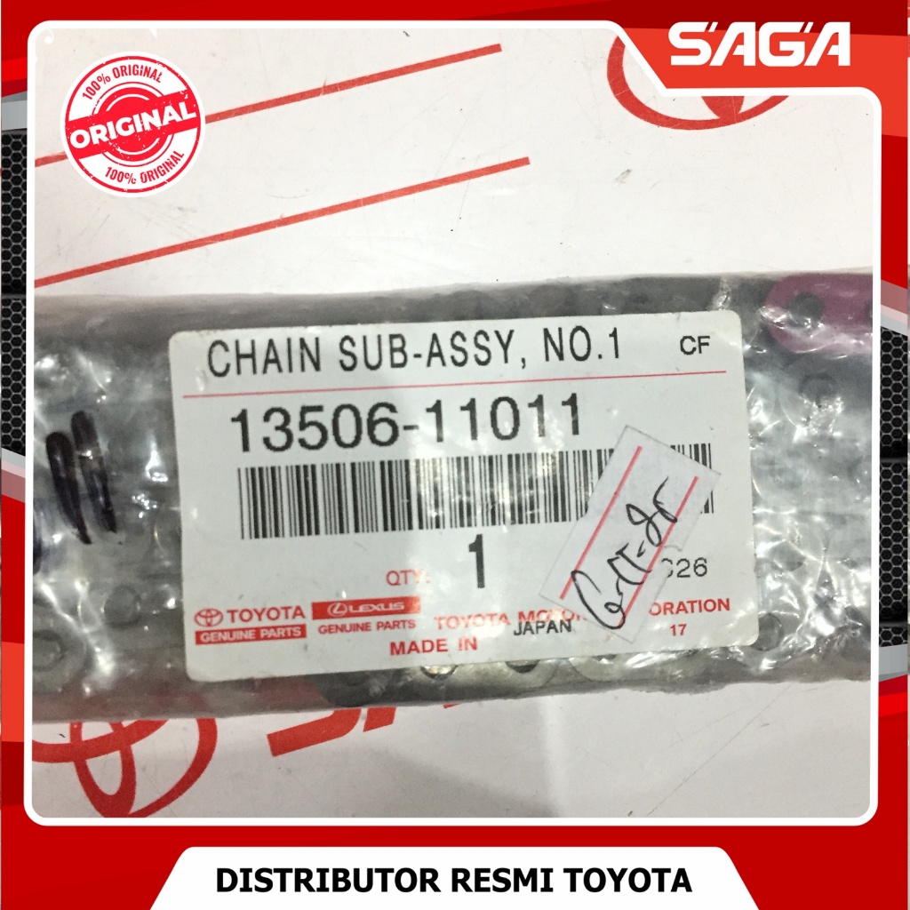 SAGA | Timing Chain Set Innova Reborn & Fortuner VRZ Diesel 2016-2020 Original