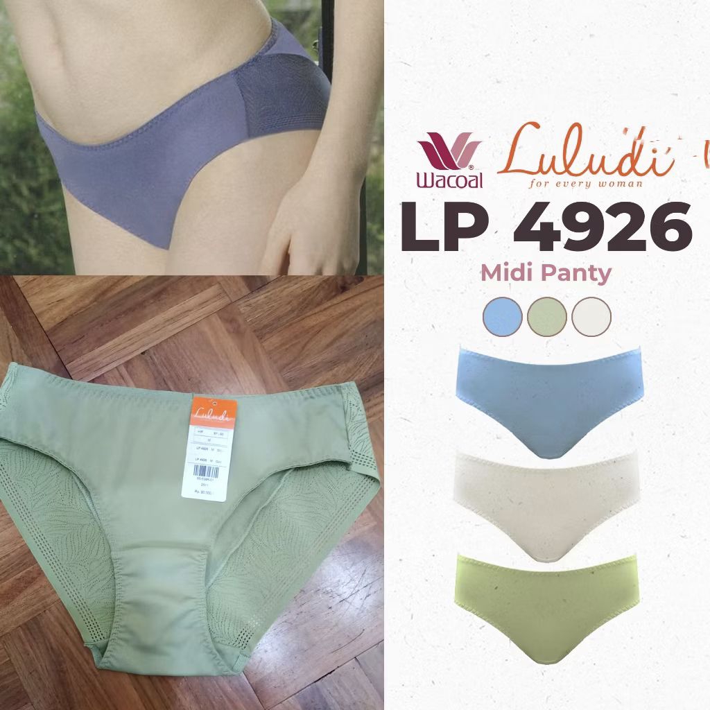 Luludi LP 4926 Midi Panty Vaia (celana dalam midi Waist) lace rensa