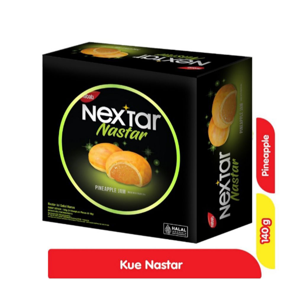 Nextar nastar kue rasa nanas kaleng 140 gr