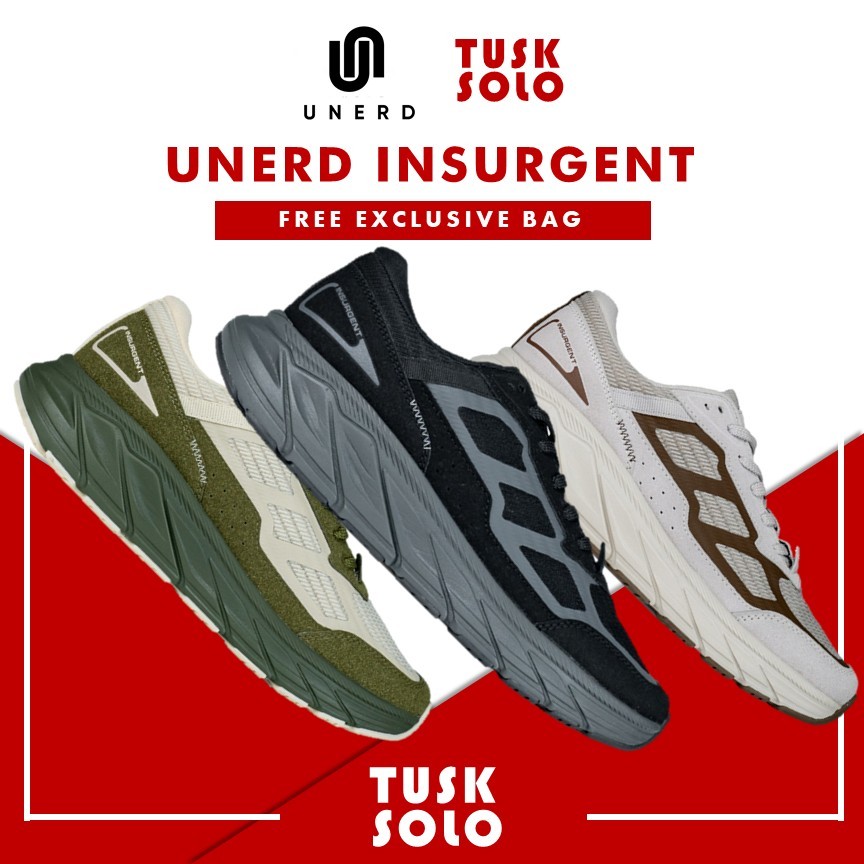 Sepatu Unerd Insurgent Sepatu Sneakers Casual Sport Sepatu Sneakers Olahraga Pria Unerd Original
