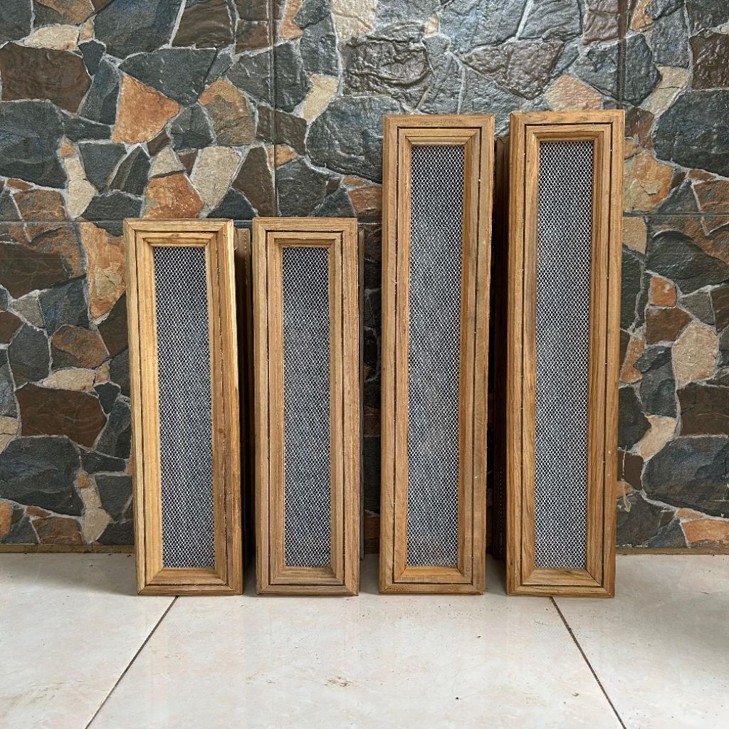 Loster Roster minimalis moderen kayu jati asli angin angin rumah ventilasi udara