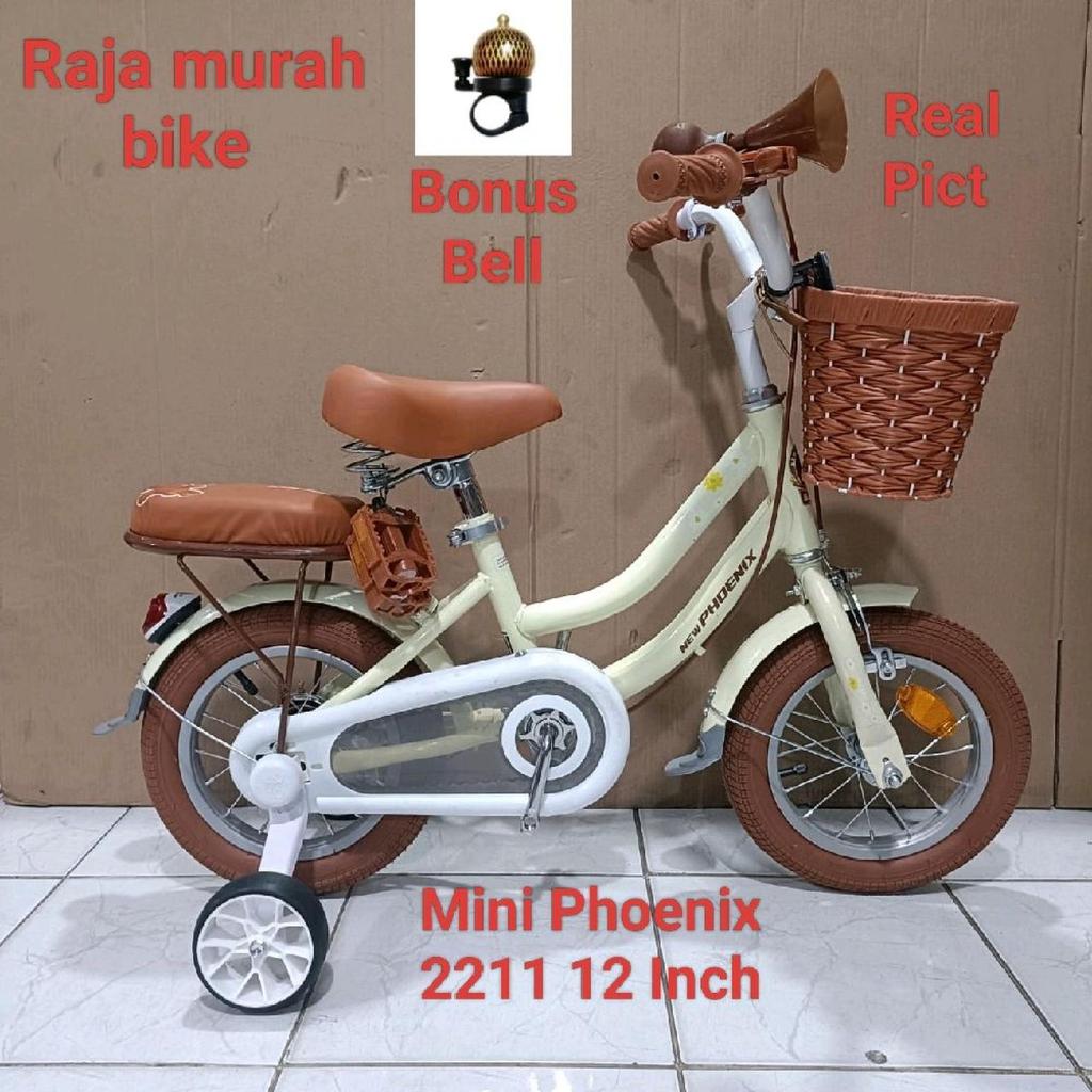 Sepeda anak perempuan mini Phoenix 2211 12,16,18 inch sepeda mini Phoenix 2211