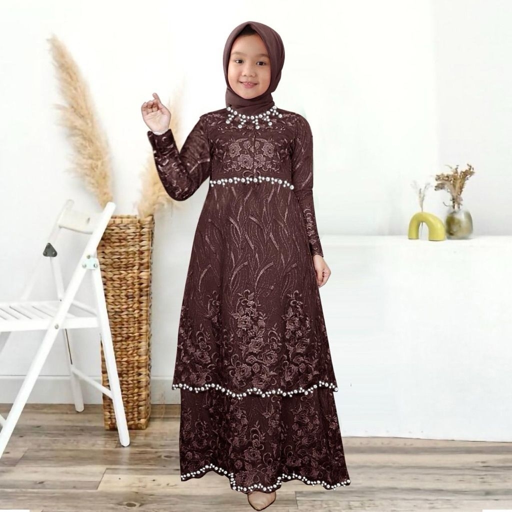 GAMIS DRESS ANAK BRUKAT CINTA KID TERBARU 3 4 5 6 7 8 9 10 11 12 13 14 15 16 TAHUN GAMIS DRESS KID T