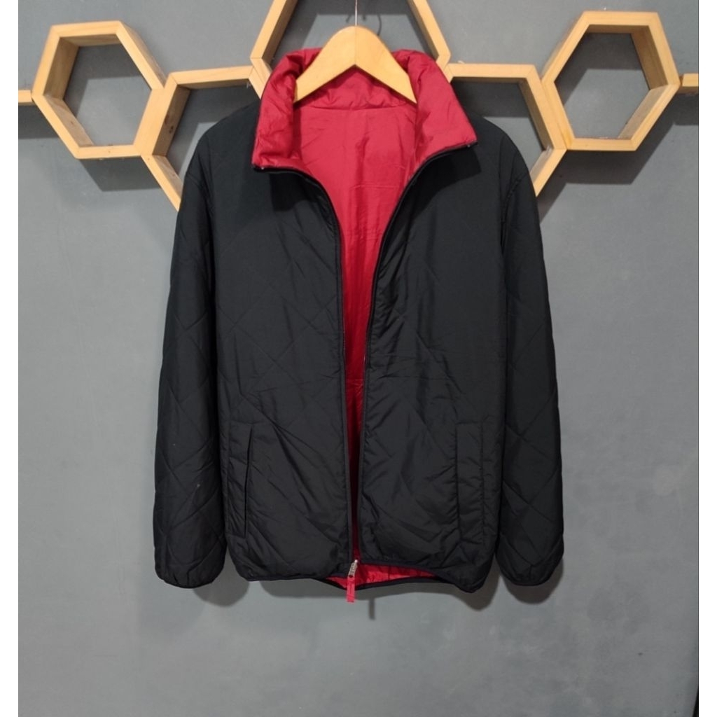 REVERSIBLE JACKET UNIQLO BOLAK - BALIK
