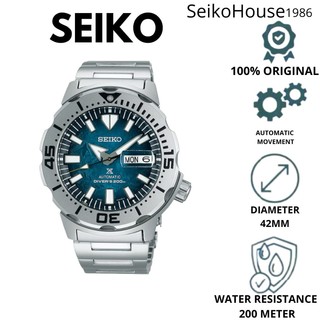 Jam Tangan Pria Seiko Automatic Prospex Diver Monster Pinguin SRPH75K1