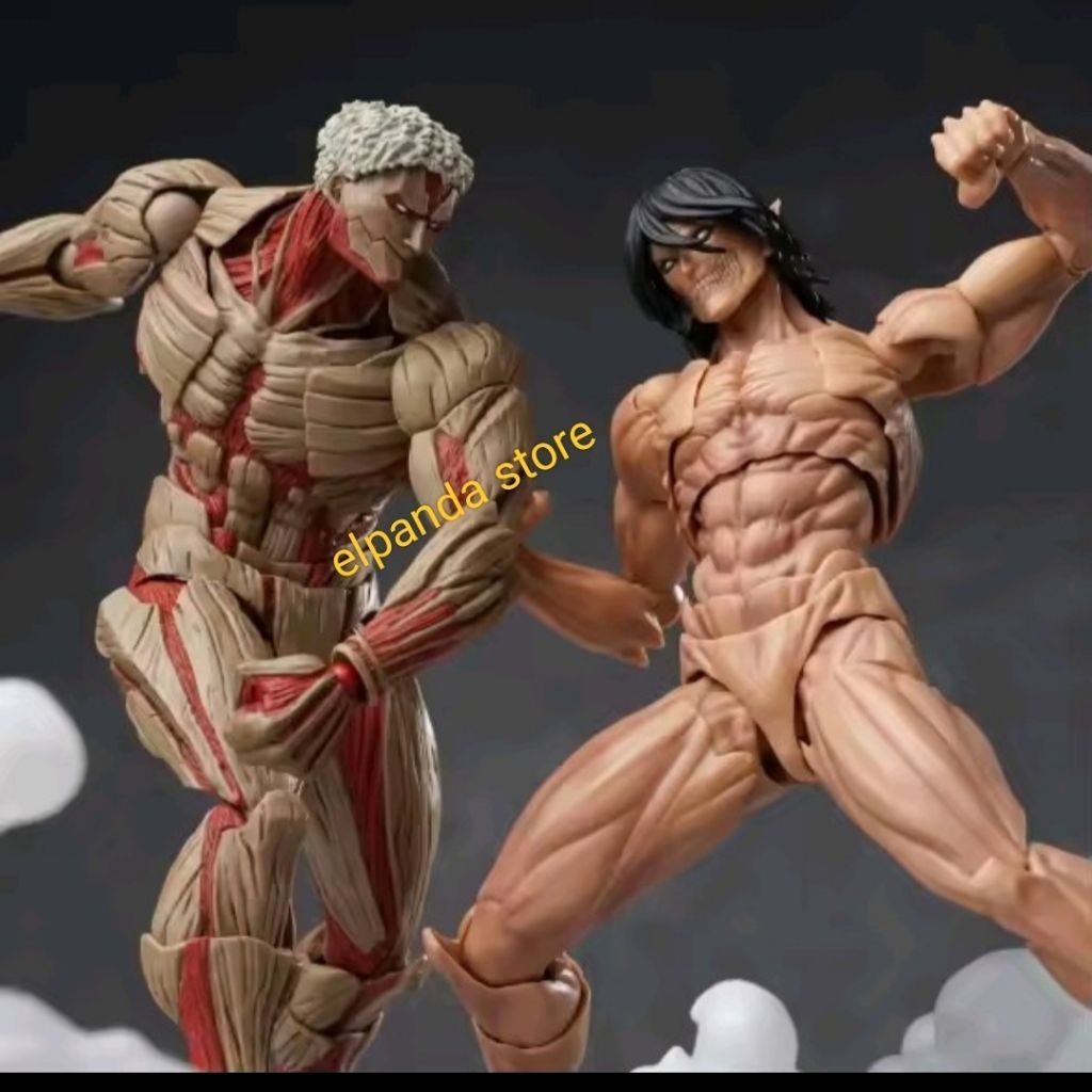 Revoltech Attack Of Titan Armored Titan Amazing Yamaguchi Model AOT Figure