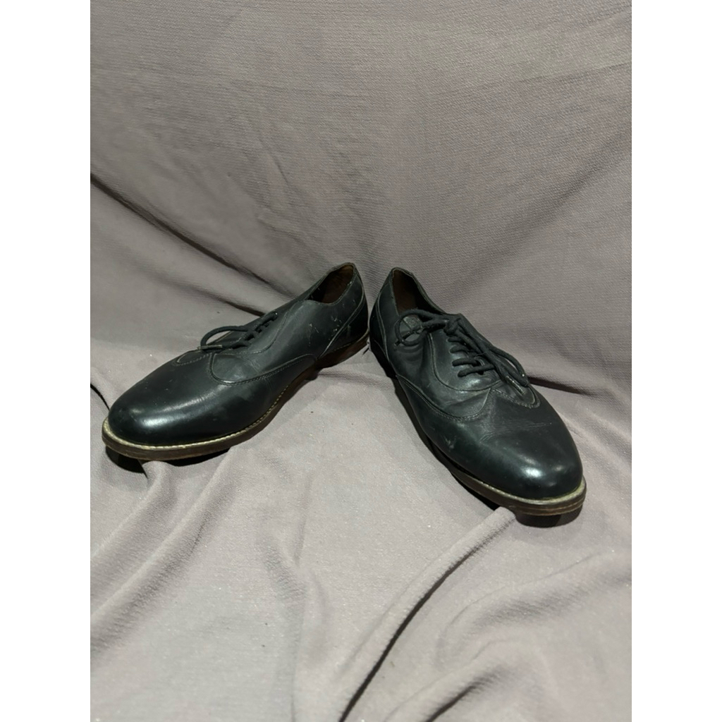 Sepatu second joe pantofel kulit