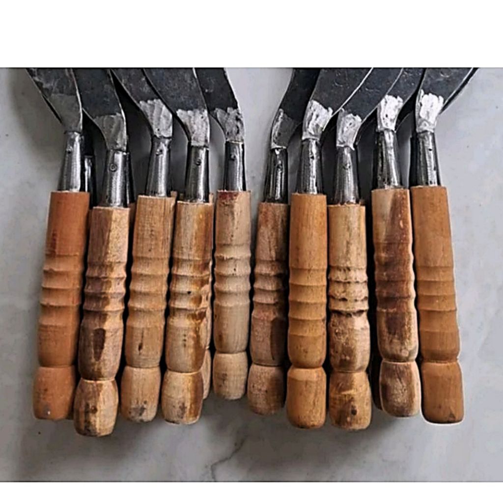 Alat berkebun sabit arit baja super, bahan baja