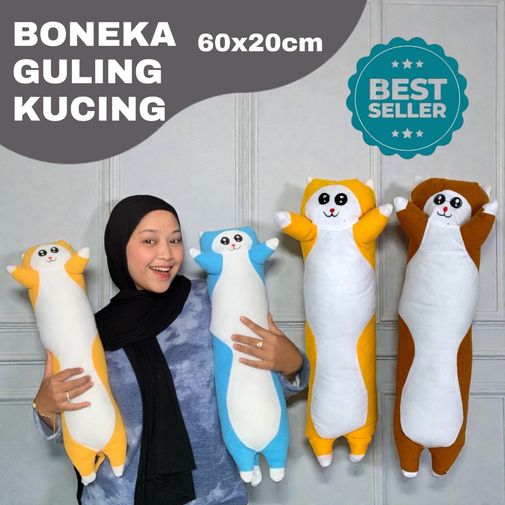 Boneka Guling Kucing Boneka Guling Karakter Kucing