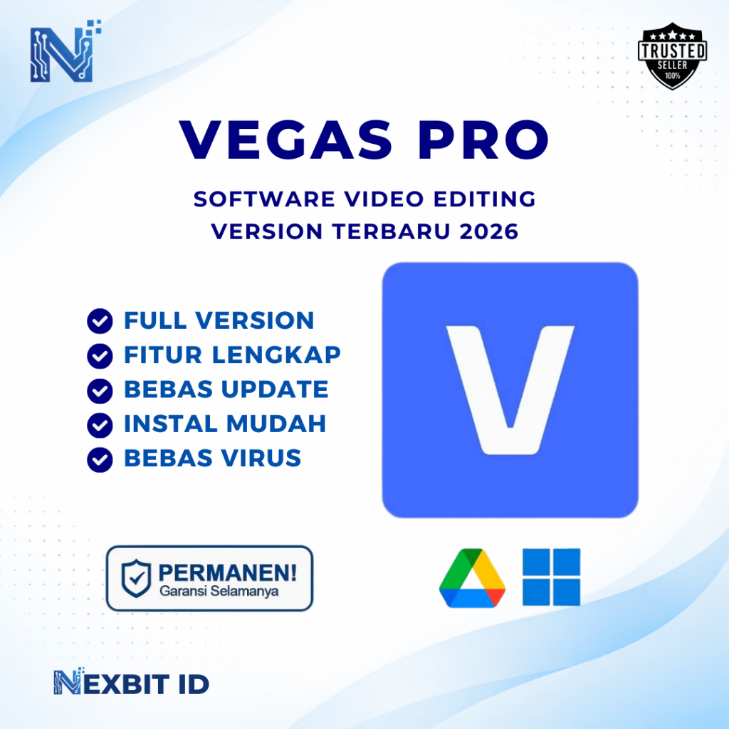 Vegas Pro 22 Full Version Original Lifetime + Panduan Instalasi Windows Semua Versi 11 sampai 22