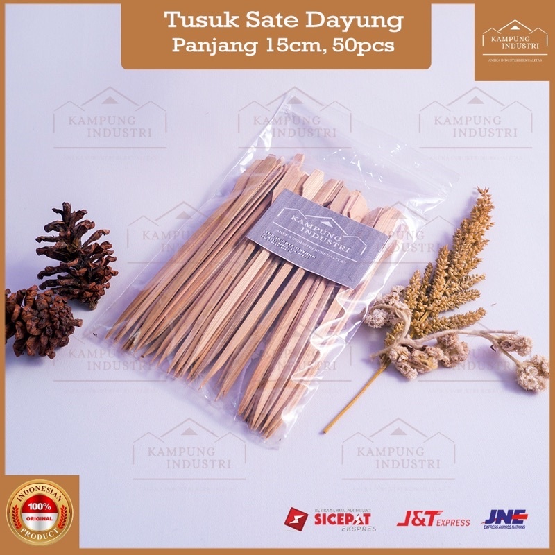 tusukan sate jepang tusukan sate dayung / yakitory panjang 20cm isi 100