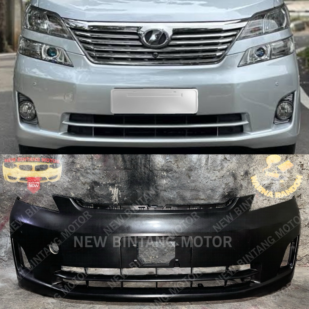 Bumper depan toyota vellfire 2008 2010 original
