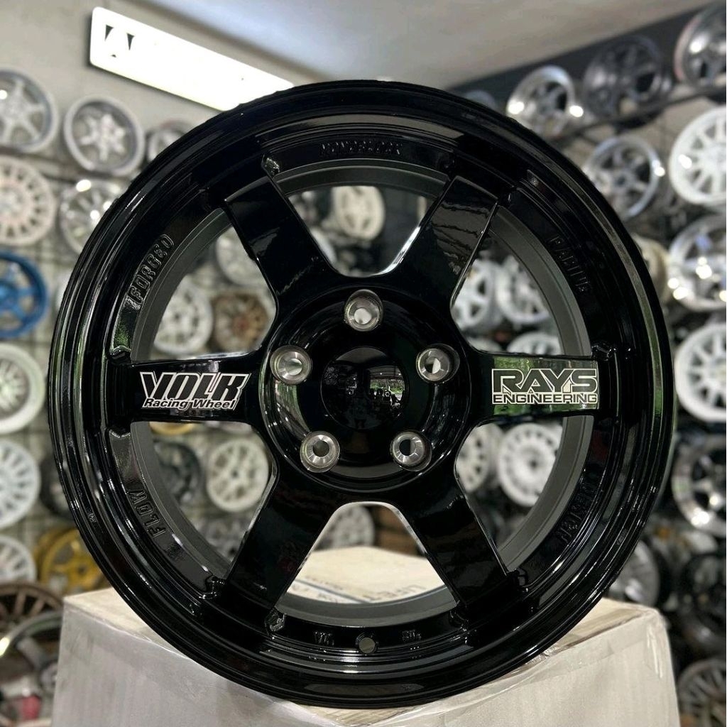 velg mobil ring 16 VOLKRAYS TE37 lebar 7 velg racing r16 innova ertiga grandmax new carry