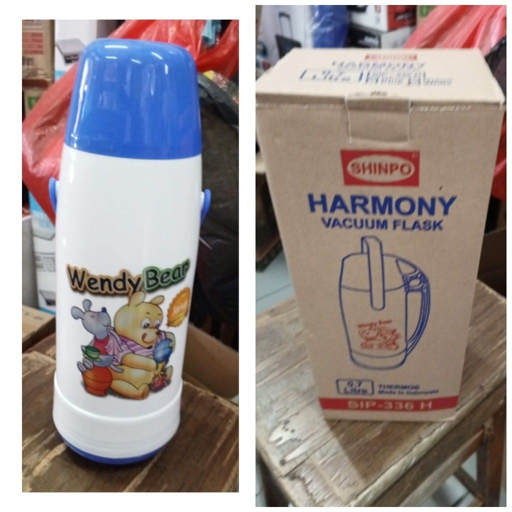 Shinpo Harmony Thermos Mini Vakuum Flask 0.7 Liter Termos Air Panas