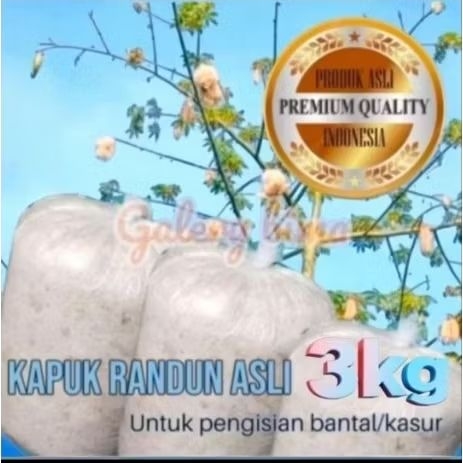 KAPUK RANDU 3KG | KAPUK RANDU ASLI TANPA BIJI | KAPUK RANDU_ISIAN BANTAL&KASUR