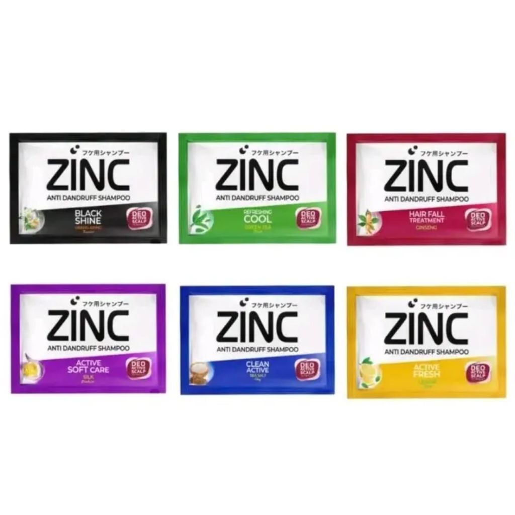 Sampo Zinc 1 dus 21 Renceng Cod  Sachet Biru