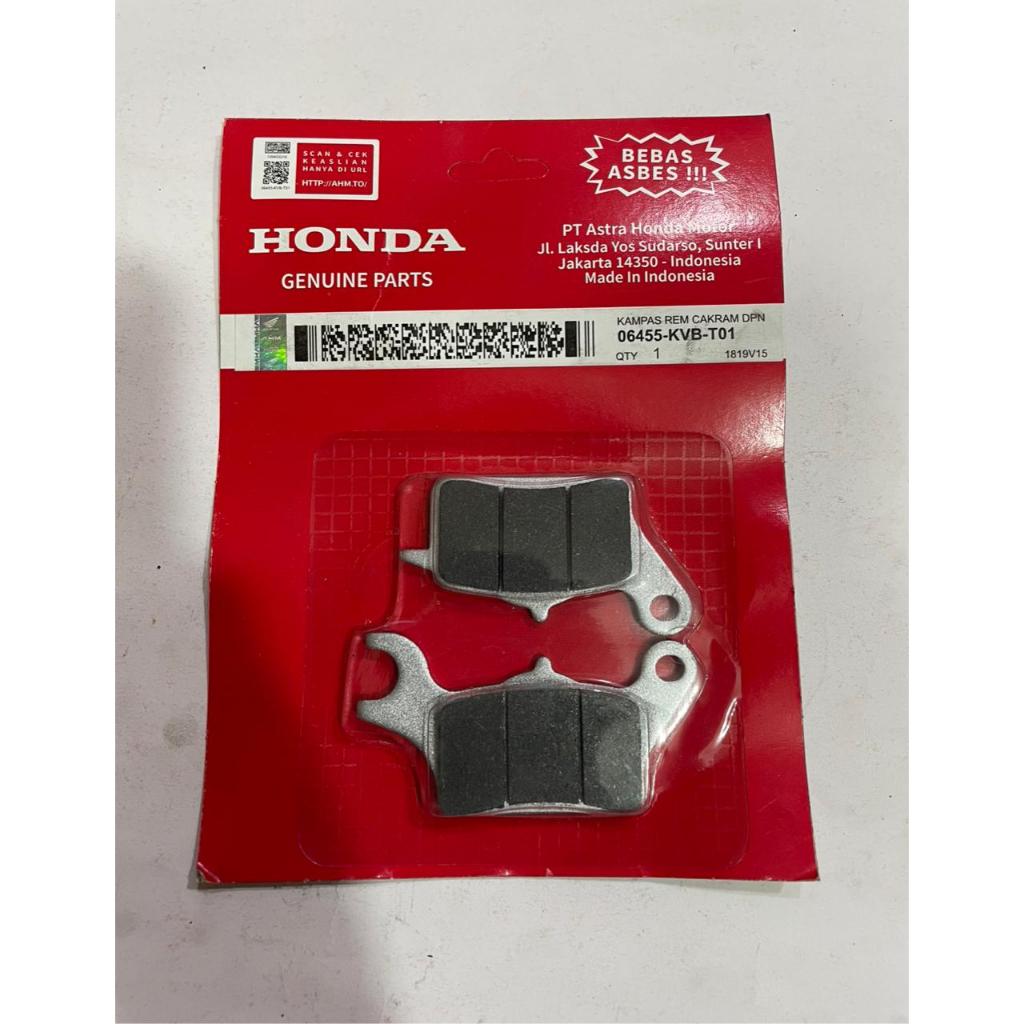 Kampas Rem Cakram Depan KVB T01 Honda Beat Vario Scoopy (06455-KVB-T01)