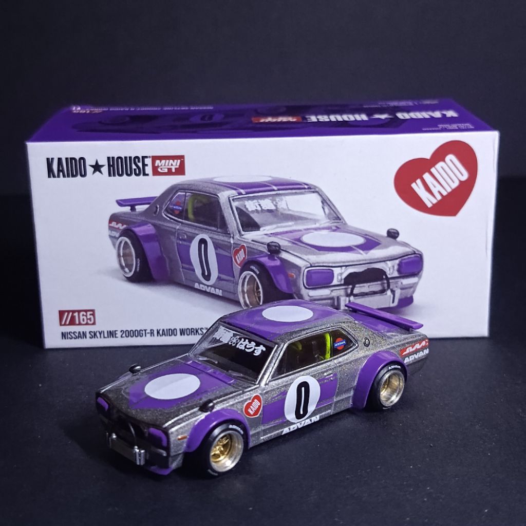MINI GT KAIDO HOUSE NISSAN SKYLINE 2000GT-R KAIDO WORKS V1