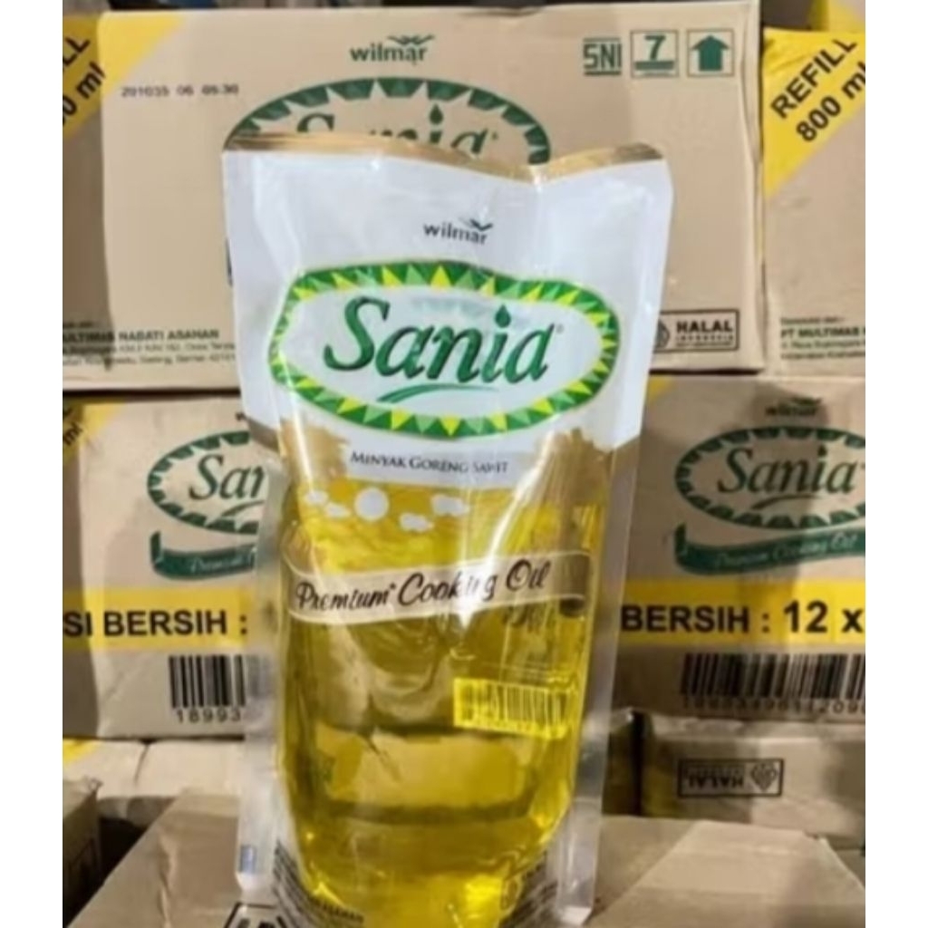 Minyak goreng sania 800ml termurah minyak goreng sania pouch minyak goreng sania 1 dus