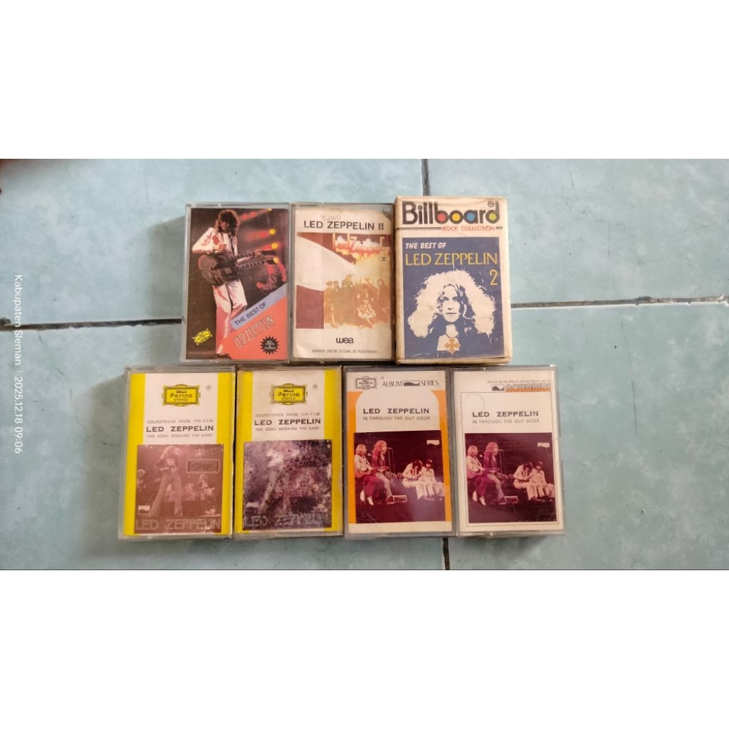 kaset Led Zeppelin & Robert Plant