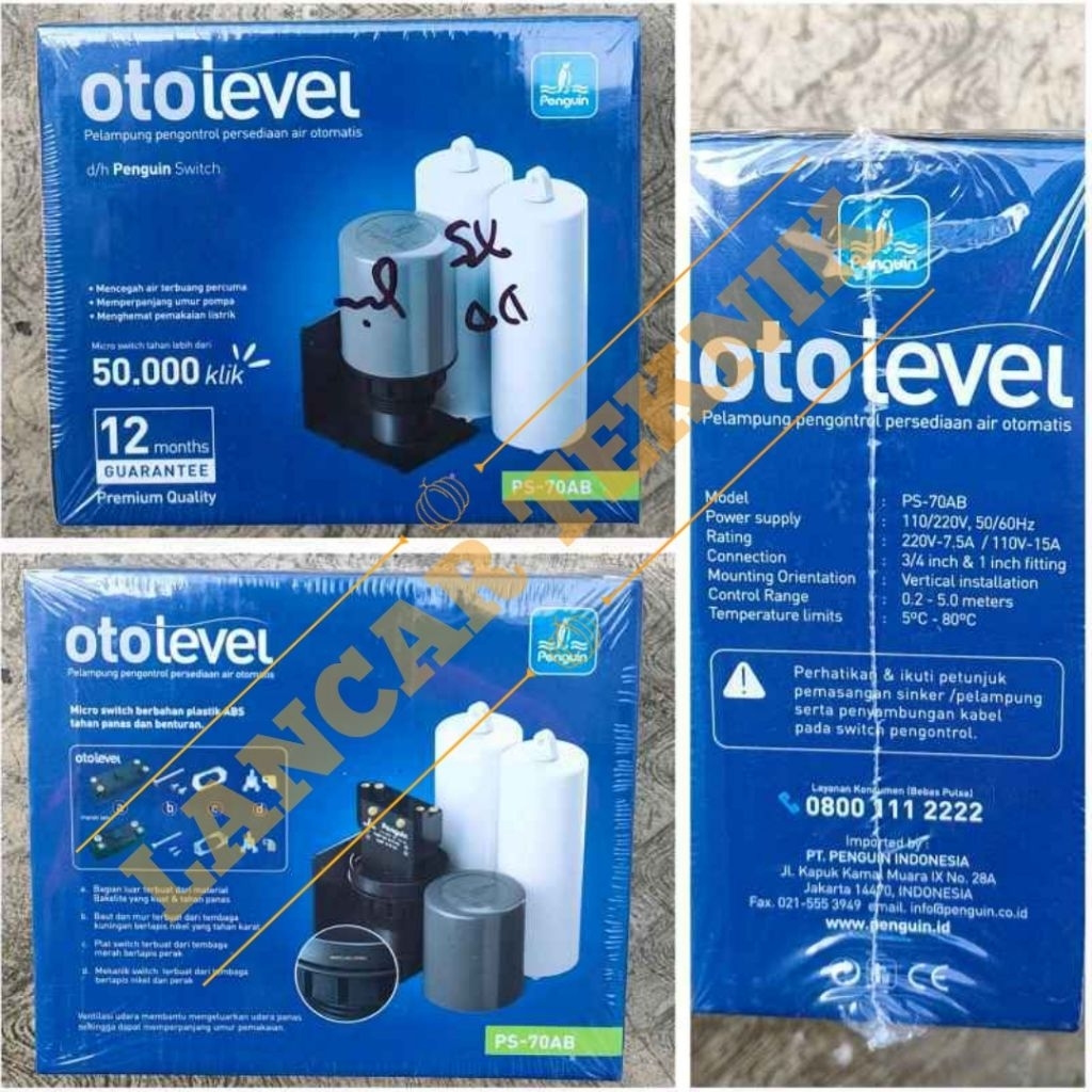OTOMATIS TANDON AIR PENGUIN ORIGINAL/OTOMATIS TOREN/OTOLEVEL PENGUIN PS-70AB