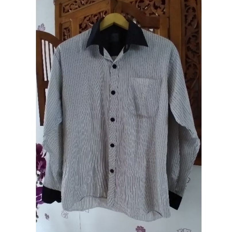Baju Kemaja Pria " MOSSIMO SUPPLYON " ( Size LD 115 / P 70 ) Preloved Second Branded