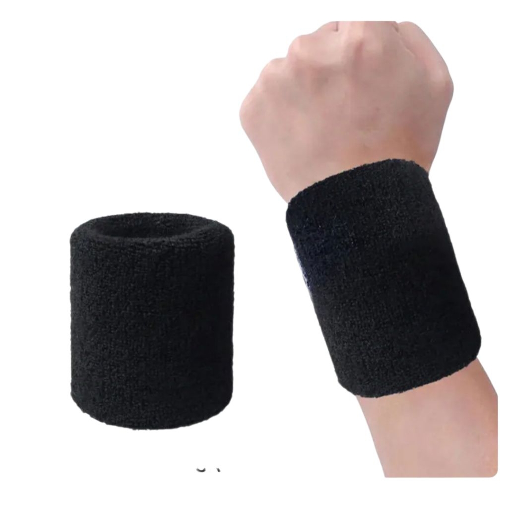 wristband olahraga pergelangan tangan motif panjang 8 cm.harga satuan.