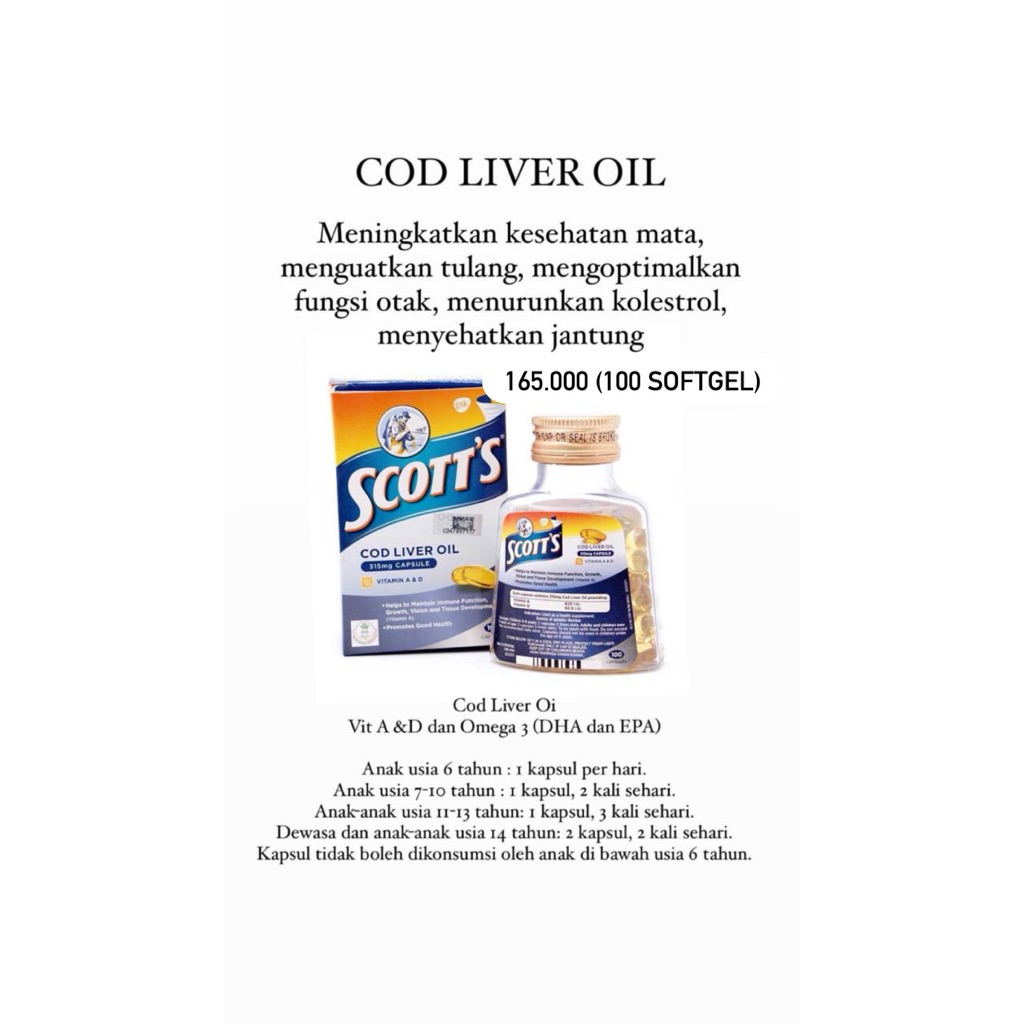 Scott Cod Liver Oil