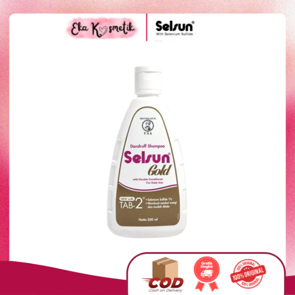 SELSUN Shampo Gold All Size / EKA KOSMETIK