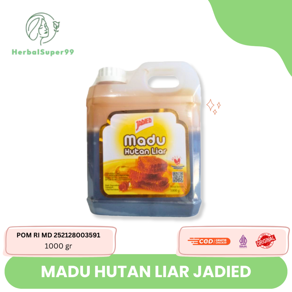Madu Hutan Liar Jadied 1kg Asli Murni BPOM