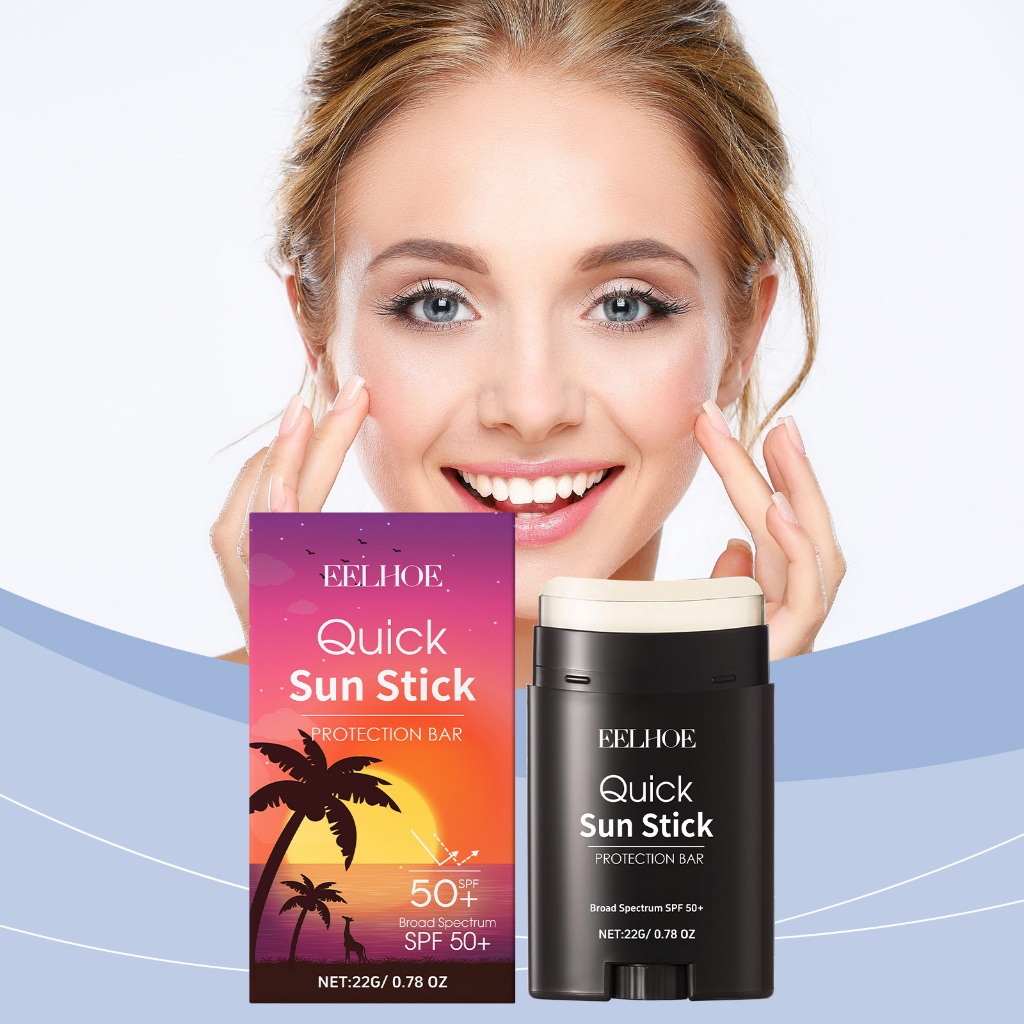 EELHOE Centella Asiatica Tabir Surya 22g Tabir Surya Wajah Tabir Surya Badan Moist Mencerahkan Tahan