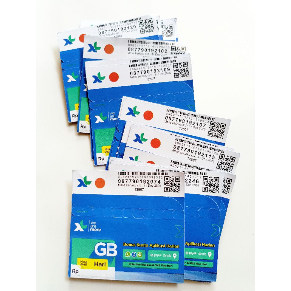 KARTU PERDANA XL TANPA KUOTA (SEGEL)