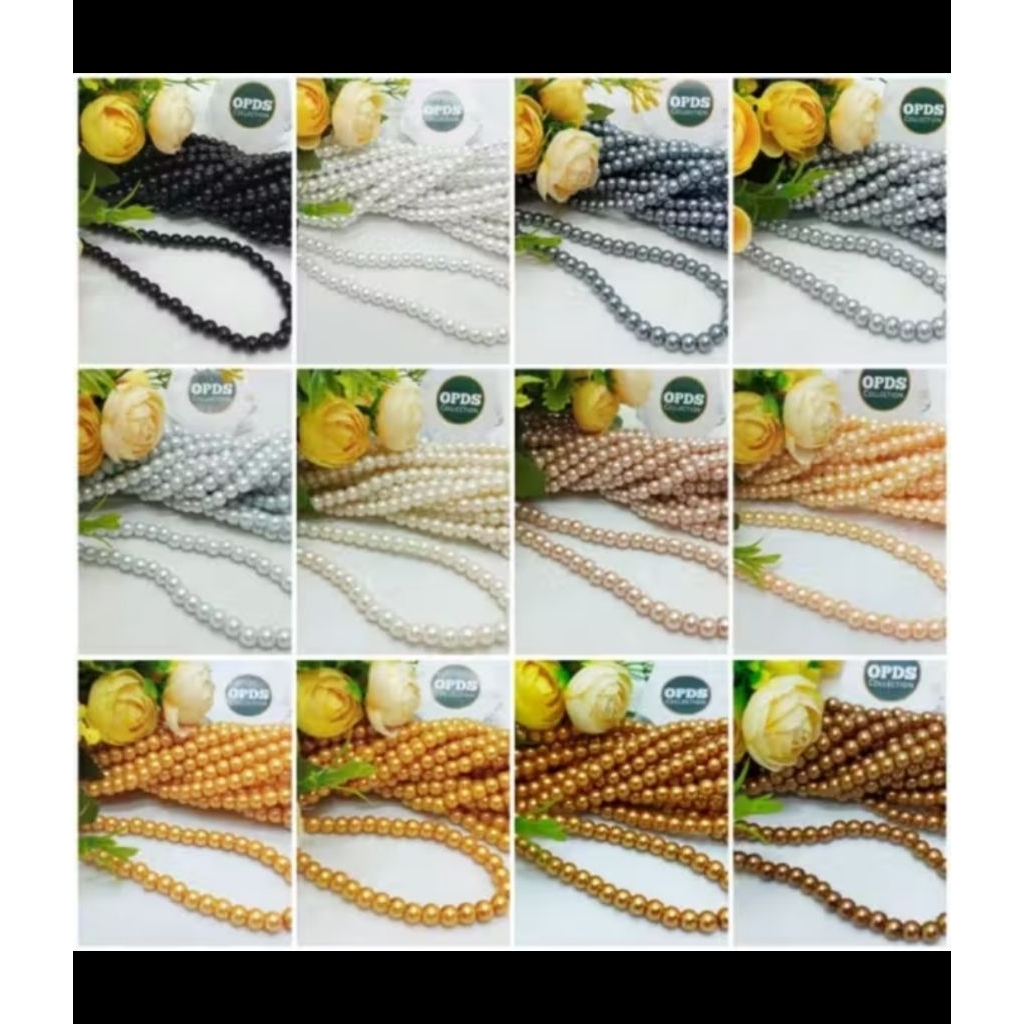 Mutsin/mutiara sintetis 6mm mutiara sintetis