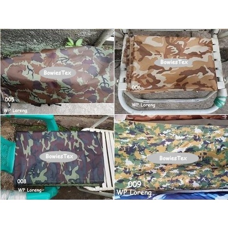 Kain WP Loreng Parasit Malvinas Parasut Loreng Waterproof