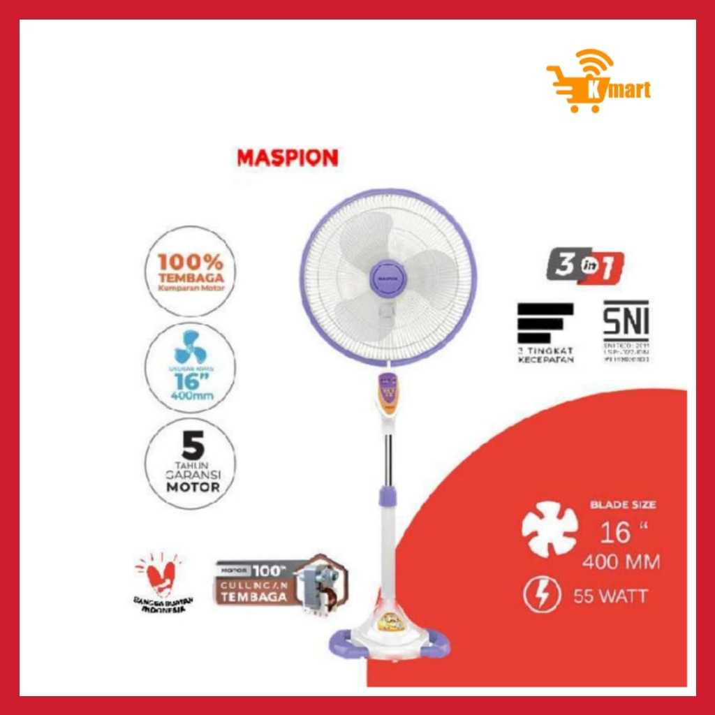 STAND FAN 16 F-1623 RC MEDILA 3 IN 1