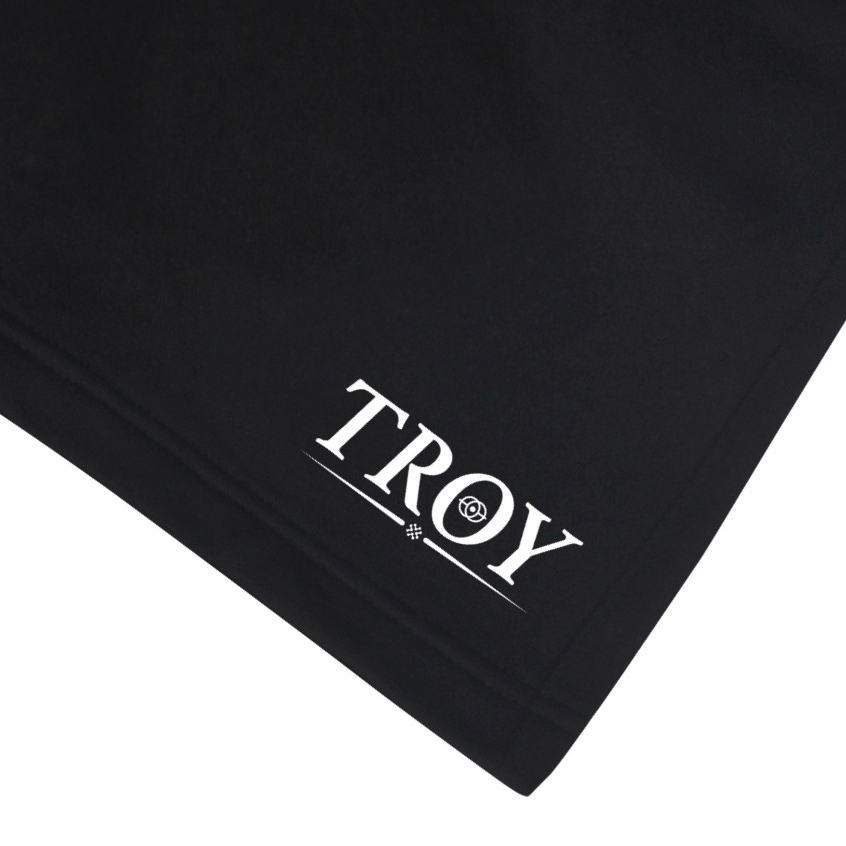 Troy Company Boardshort Fleece Black AIM - Celana Pendek Fleece Hitam PTN 2770