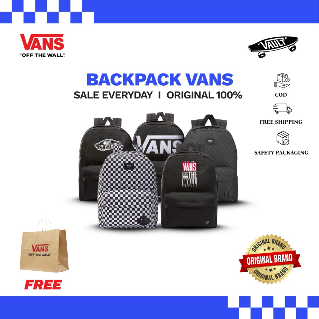 [SALE] VANS BACKPACK 100% ORIGINAL