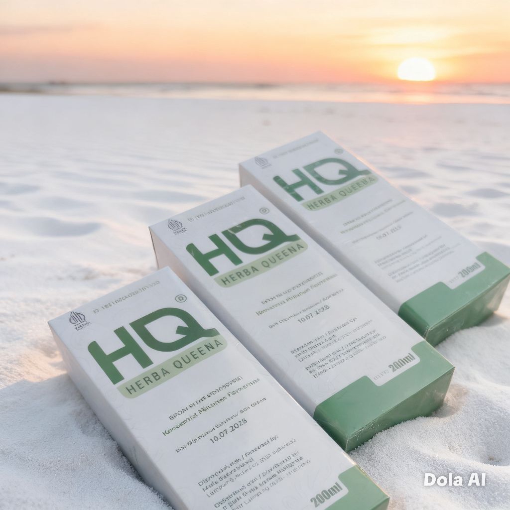 HERBA QUEENA HQ Konsentrat Minuman Fermentasi 220ml Original | Minuman Kesehatan Herbal Alami Ekstra
