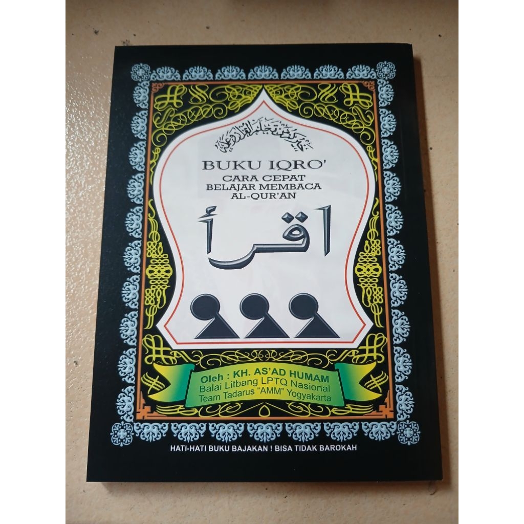 BUKU IQRO CARA CEPAT BELAJAR MEMBACA ALQURAN